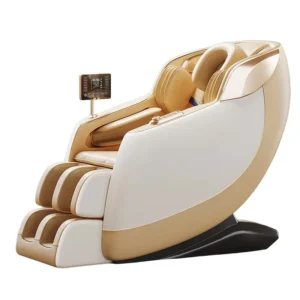 High End Black 3D Zero Gravity Fully Body Massage Chair Timing Control Air Pressure