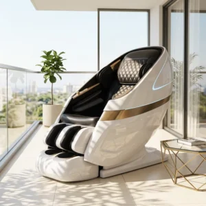 High End Electric Zero Gravity Full Body Airbag Massage Thai Stretch Foot Roller Heating Therapy Massage Chair