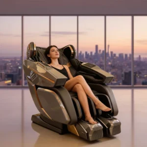 High-End Foldable 3D Scanning Robot Massage 4D Full Body Intelligent Voice Control Zero Gravity Home Infrared Massage