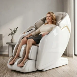 High End Luxury Full Body 4D Massage Chair Flex Pilot Flexible Track Zero Gravity Thai Stretch AI Voice Massage Recliner Chair
