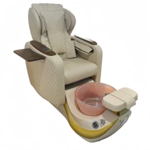 High End Luxury Nail Salon Equipment Foot Manicure Chair Electric Reclining Pedicure SPA Chair with Automatic Water Supply