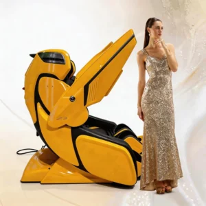 High End Robot Ultra 4D Foldable Full Body Massage Chair with Zero Gravity Dual Arm 12 Massage Modes & Infrared Physiotherapy