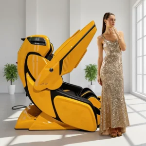 High End Robot Ultra 4D Full Body Foldable Zero Gravity Bionic Robotic Massage Chair with 12 Modes and Infrared Physiotherapy