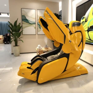 High End Robotic Future Tech Foldable Full Body Zero Gravity Camera Tracking Robot Chair Infrared Physiotherapy 4D Manipulator