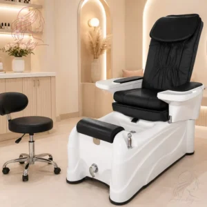 High End Rotatable Adjustable Pedicure Massage Chair With Foot Bath Heat Function for Salon Spa Home Manicure Beauty Use