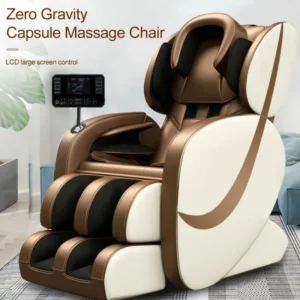 High Quality Electric Massage Chair Black Zero Gravity One Button