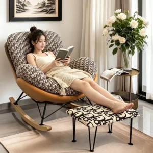 High Quality Lazy Recliner Lounge Rocking Chair Home Furniture Adults Leisure Single Sofa Modern Luxury Living Room Chairs