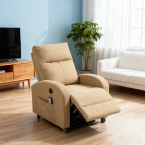 High Quality Living Room Furniture Manual Adjustable Recliner Sofa Single Seat Electric Massage Lift Chair with Remote Control