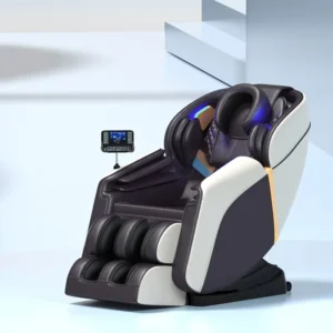 High Quality Luxury 3D 4D 8D Full Body Zero Gravity Leather Heating Massage Chair Home Use Foot Massage Application Factory