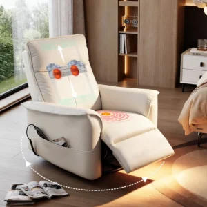 High Quality Manufacturer With Remote Control Shiatsu Massage Has Heating Function Adjustable Sofa Recliner Chair