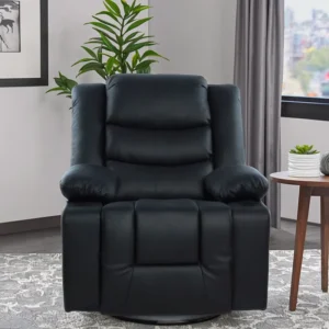 High Quality Modern Comfortable Seat Leather Soft Electric Chair Recliner with Swivel Massage Heating