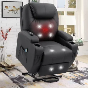 High Quality Power Lift Recliner Chair With Heated Massage Functions for Living Room