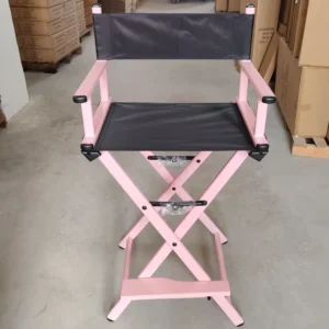 High Quality Professional Aluminum Alloy Manual Folding Beauty Massage Chair Modern Design Adjustable Outdoor Makeup Leisure