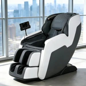 High Quality Shiatsu Kneading Luxury Quality Recliner Foot Electric Full Body 8D Zero Gravity Massage Chair with Bluetooth Music