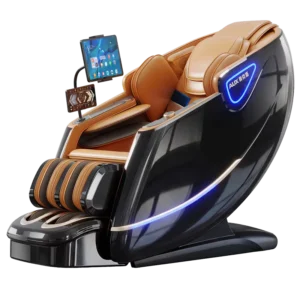 High Quality Super Deluxe Automatic SL Track Electric 4D Full Body Smart Shiatsu Massage Chair