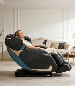 High-end Fully Automatic Massage Chair 4D Flexible Mechanism 160° zero Gravity Eco-friendly Airbags Electric Calf Extension