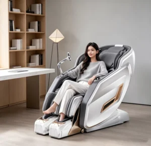 4D Deep Massage Shiatsu Kneading Tapping Stretching Fascia Rub Full Body Air Pressure Heat Zero Gravity Massage Chair Bluetooth