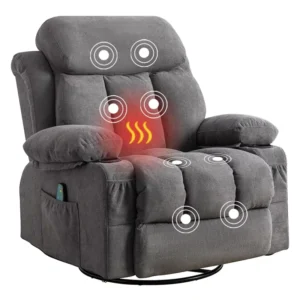 Home Cinema Napa Leather Heated 8 Point Vibrate Massage Motorised Remote Control Recliner Sofa Motorized Recliner Sofa