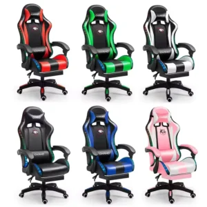 Home Comfortable Modern Leather Computer Chair For Long Sitting For Students Office Workers Live Streaming Gaming Dormitory