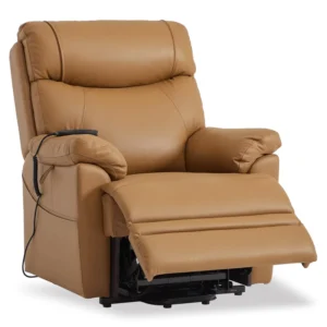 Home Lift Chair For Elderly With Heat Massage Dual Motor Lay Flat Power Lift Recliner Infinite Adjust For Footrest