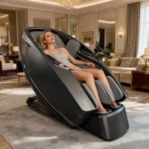 Home Luxury Foldable Full Body Electric Smart Heat Recliner 3D Robot Hand SL Track Zero Gravity 4D Human Touch Infrared