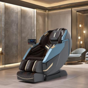 Home Luxury Full Body 3D Zero Gravity SL Rail with Body Back Heat Shiatsu Massage Chair