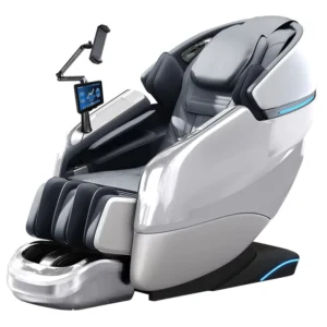 Home Office Hotel Body Relaxation Massage Chair 360° Wrap Hot Air Compress Voice Music Zero Gravity