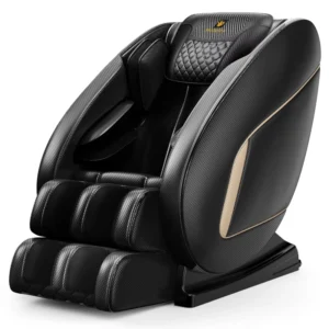 Home Office Massage Chair with Bluetooth Speakers Zero Gravity Full Body Air Massage Black 50″x26″x40″