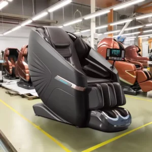 Home Office Smart Healthcare SL Rails Oversize Heavyduty 3D Electric Massage Chair with Calf Back Roller Luxury Style