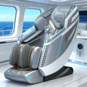 Home SL Shape Full Body Zero Gravity Recline Massage Chair with Hot Compress and 31-60 Airbags for Heating