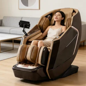 Hot Selling Smart Shiatsu Silla De Masaje AI Voice Control Electric Zero Gravity SL Track 4D Full Body Massage Chair