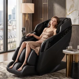 Household Multifunctional Portable Foldable Automatic Zero Gravity Capsule Full Body Massage Chair 4D Dual Mechanisms Dual SL