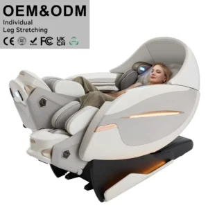 Individual Legs Stretch Reclining Voice Control Health Care Spa Massage Chair With 5D Heated Mechanism