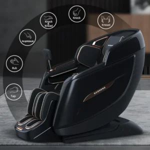 Intelligent Best Quality Luxury Electric Heat Recliner SL Track Zero Gravity Shiatsu Big Size 4D Massage Chair