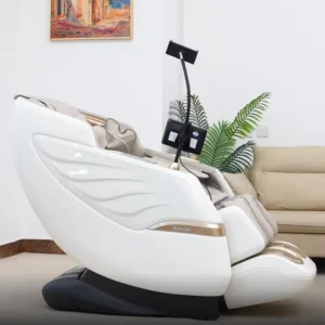 Intelligent Full Body 3D Massage Chair Voice Control 12 Programs Bluetooth Graphene Heating Zero Gravity Foot Rollers Premium