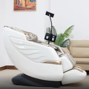 Intelligent Full Body 3D Massage Chair Voice Control 12 Programs Bluetooth Graphene Heating Zero Gravity Foot Rollers Premium