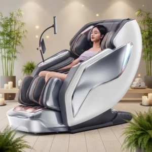 Intelligent LCD Touch Screen Battery Operated Hotel Household Use Multi Functional Metal Energy Saving Massage Chair Sofa Chair