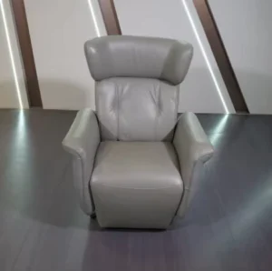 Italian style home living room furniture single seat leather sofa set high quality leather corner electric single sofa chair