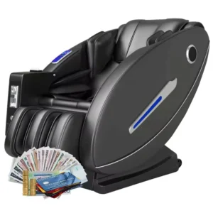 JARE 001-T Business Coin Bill Operated Commercial 3D Zero Gravity Vending Massage Chair with Payment System Receive Coin