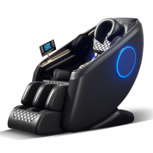 Jade Stone Full Body Massage Chair Dual Core Long Track Zero Gravity Airbag Foot Roller Smart Control