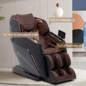 Japanese Smart Healthcare AI Big Body Luxury Style Zero Gravity 4D SL AI Voice Full Body Massage Chair with Hand
