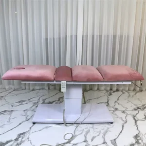 KISEN Factory Price Far Infrared Rays Treatment Beauty Mc 1000a Nude Electric Massage Facial Table Bed Chair with 3 Motors