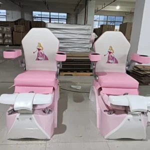 Kids No Plumbing Foot Spa Manicure Pedicure Spa Chair for Children