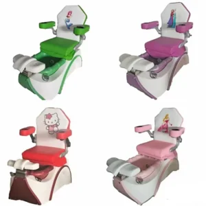 Kids Pedicure Spa Chair Non Plumbing Pipeless Salon Furniture Massage Feature for Children