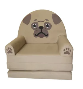Kids Play High Density Foam Sofa Fold up Chair Cushion Couch for Meditation Living Room Home Plastic