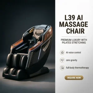 L39 3D Massage Chair with ABS Armrest 3D Mechanism SL Track AI Voice Zero Gravity for Home Hotel SPA OEM