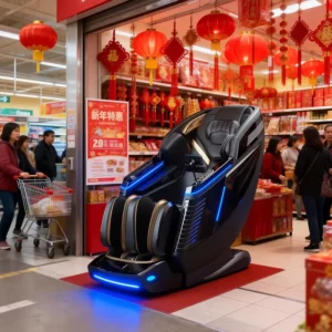 L39S Snowfit 0 Gravity Electric 4D SL Track Salon Full Body Dual Core Massage Chair