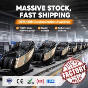 L39pro YB China Luxury 0 Gravity Electric Sonic Waves SL Track Salon Massage Chair Bed Full Body
