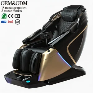 L50S 4D+3D Dual Core SL Track Zero Gravity Full Body Airbag Heating Portable Foldable Foot Roller Massage Chair
