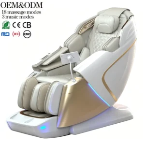 L50S Commercial Grade 4D+3D Portable Massage Chair 135cm SL Rail Full Body Airbag Zero Gravity AI Voice Health Check OEM Custom